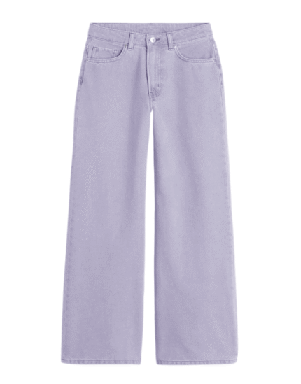 Purple jeans