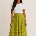 Long Ruffled Skirt – One Size (Hardly Worn)